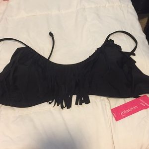 Fringe Halter Bikini Top